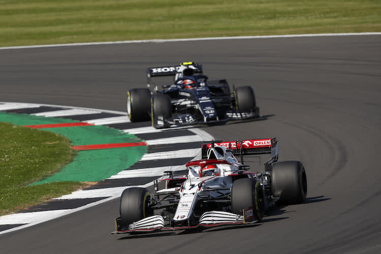Kimi Räikkönen und Pierre Gasly (hier in Silverstone)