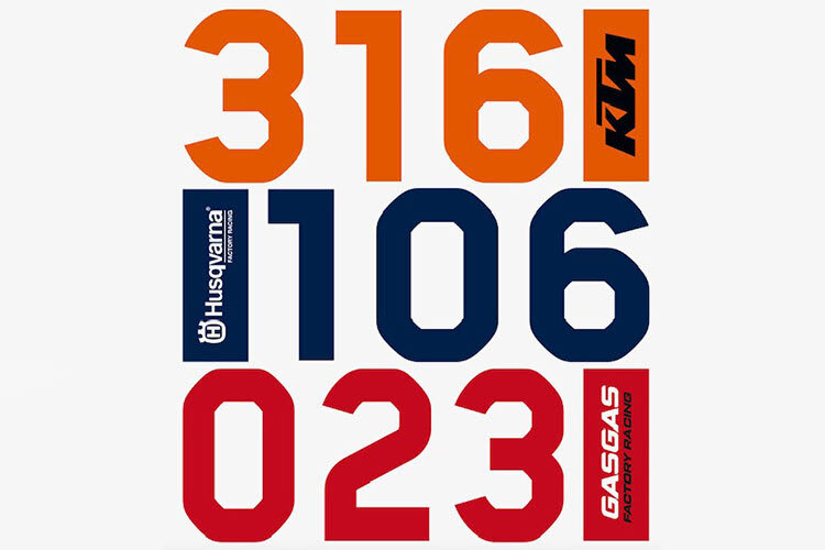 Die Anzahl der WM-Titelgewinne von KTM, Husqvarna und GASGAS