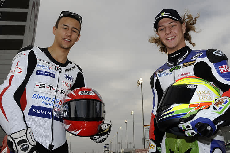 Ein Bild von 2011: Randy Krummenacher (li.) und Domi Aegerter