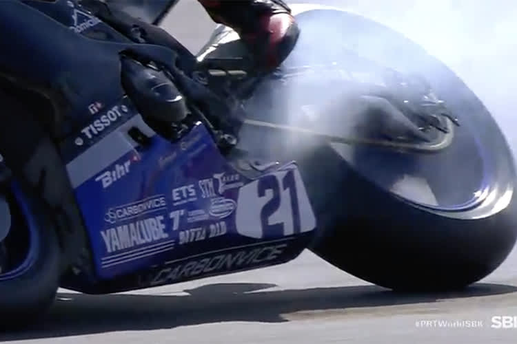 An Speed mangelte es der MV Agusta nie: Weltmeister Randy Krummenacher