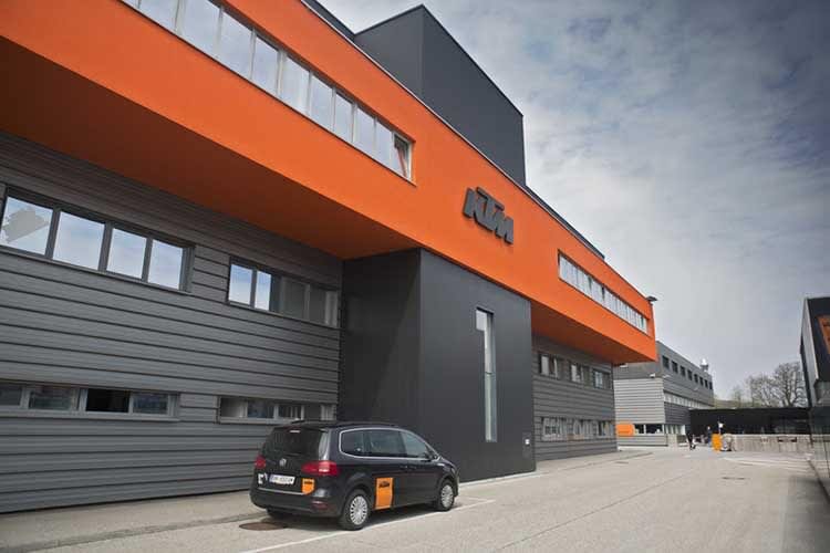 Bei KTM wird seit Mitte Mai wieder mit Vollgas produziert