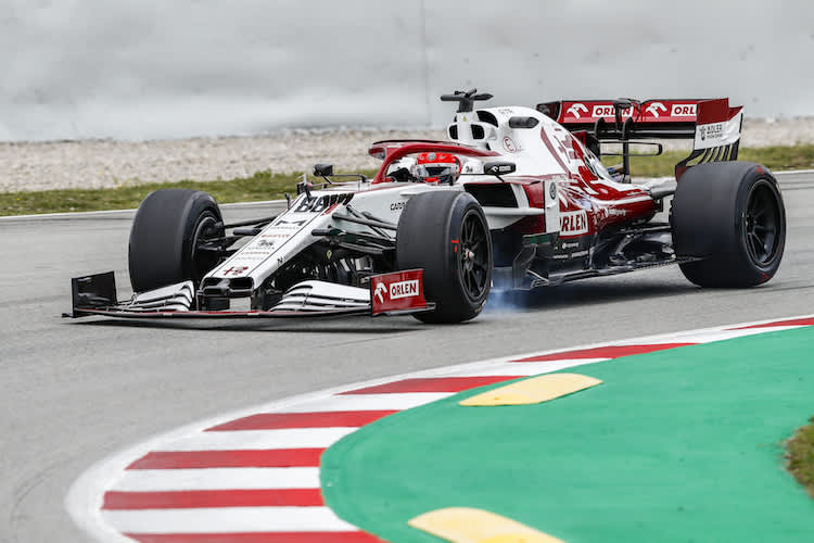 Robert Kubica mit Niederquerschnittreifen und Radkappen