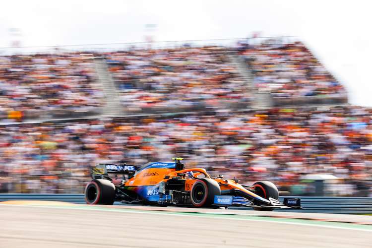 Lando Norris gibt Gas