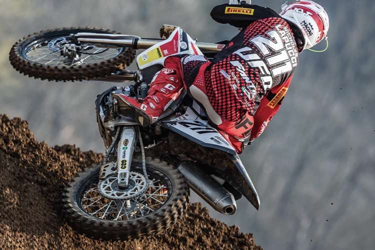 Nicholas Lapucci startete an diesem Wochenende mit der Viertakt-Fantic