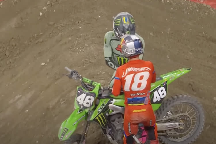 Jett Lawrence gewann das Rennen in Indianapolis vor Cameron McAdoo