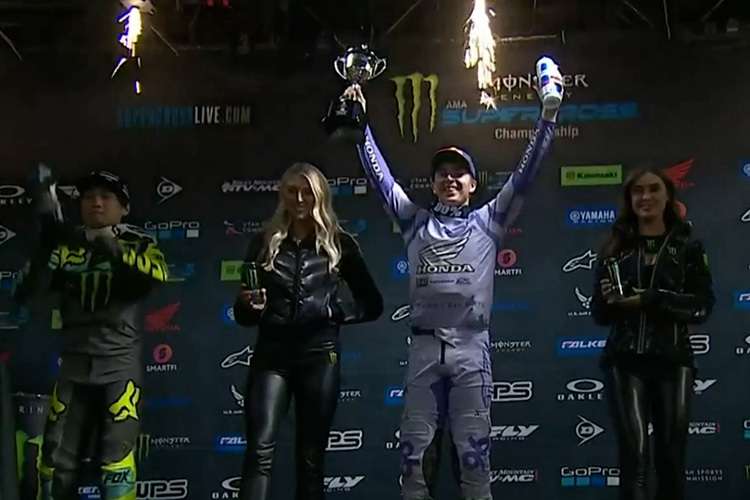 Hunter Lawrence siegt beim Triple Crown Event in Glendale