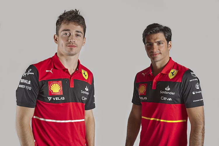 Charles Leclerc und Carlos Sainz 