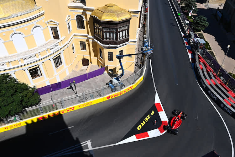 Charles Leclerc in Abu Dhabi