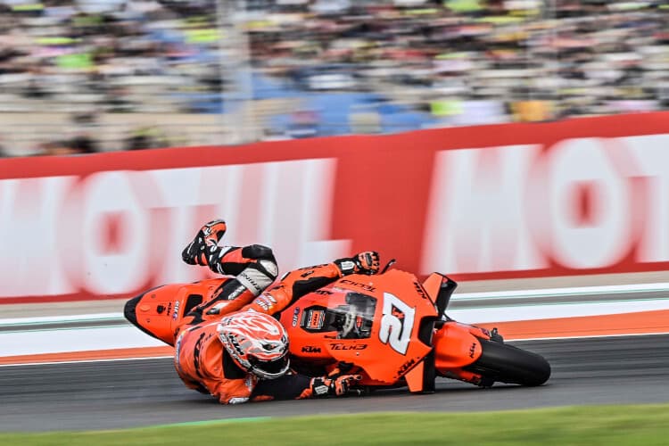 Iker Lecuona: Sturz im Training des Valencia-GP