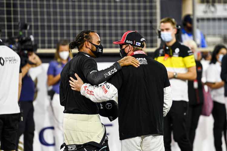 Auch Lewis Hamilton wird Kimi Räikkönen vermissen