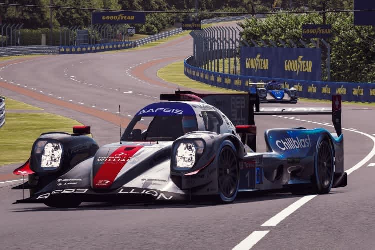 Sieger der virtuellen 24h Le Mans: Der Oreca 07 von Rebellion Williams Esport