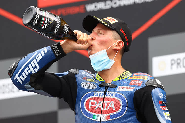 Andrea Locatelli genoss den Sekt