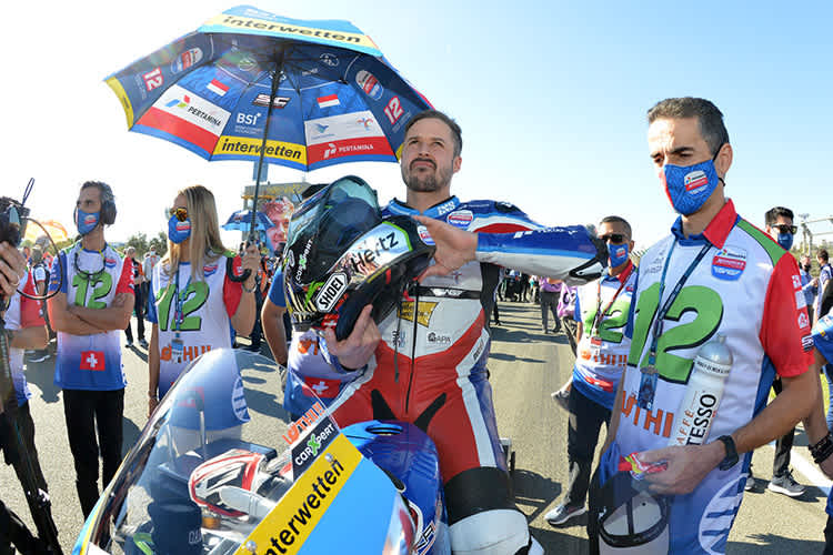 Tom Lüthi stand in Valencia zu letzten Mal auf dem Grid