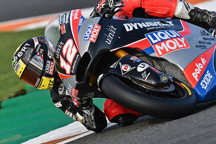 Tom Lüthi in Valencia 2020