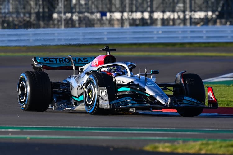 Lewis Hamilton im neuen Mercedes