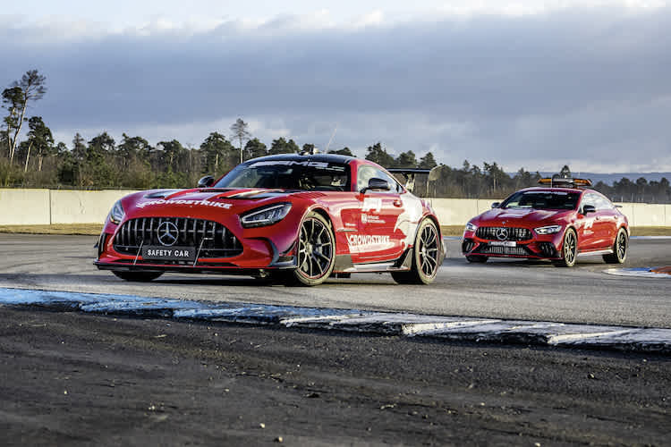 In diesem Jahr setzt Mercedes zwei neue Modelle als Safety-und Medical-Car in der Formel 1 ein 