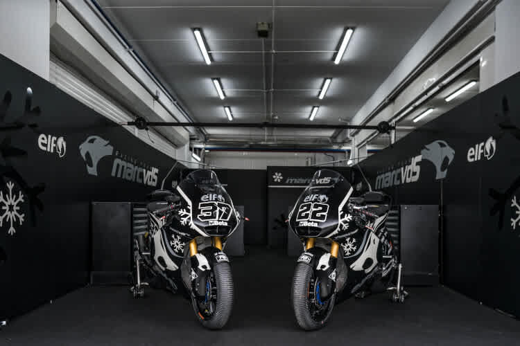 Ein Blick in die Marc-VDS-Box: Kalex in schwarz