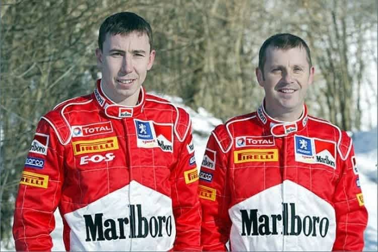 Markko Märtin (li.) und Michael Park