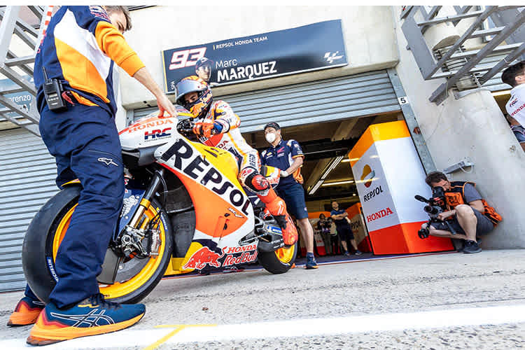 Marc Márquez in Le Mans