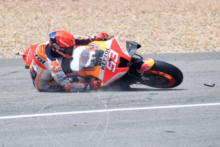 Marc Márquez beschädigte seine bevorzugte RC213V