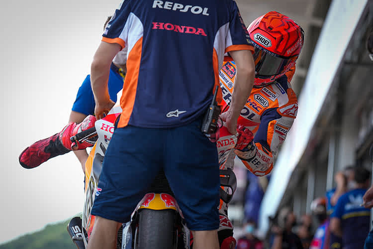 Marc Márquez beim Grand Prix auf dem Mandalika Circuit