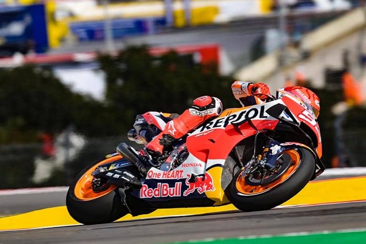 Mischte im FP2 gleich wieder vorne mit: Marc Márquez