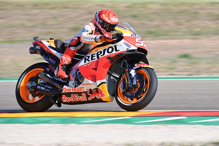 Marc Márquez erteilte den Gegner in Aragón eine Lektion