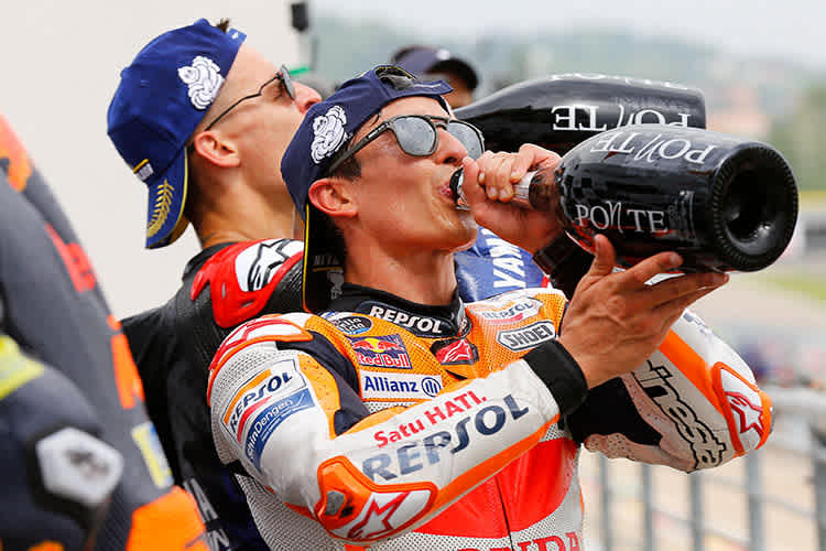 Sachsenring-GP-Sieger Marc Márquez