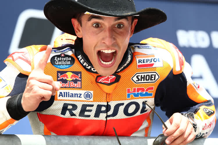 Marc Márquez beim Sieg in Texas: Sehen wir ihn noch einmal ganz oben auf dem Podest?