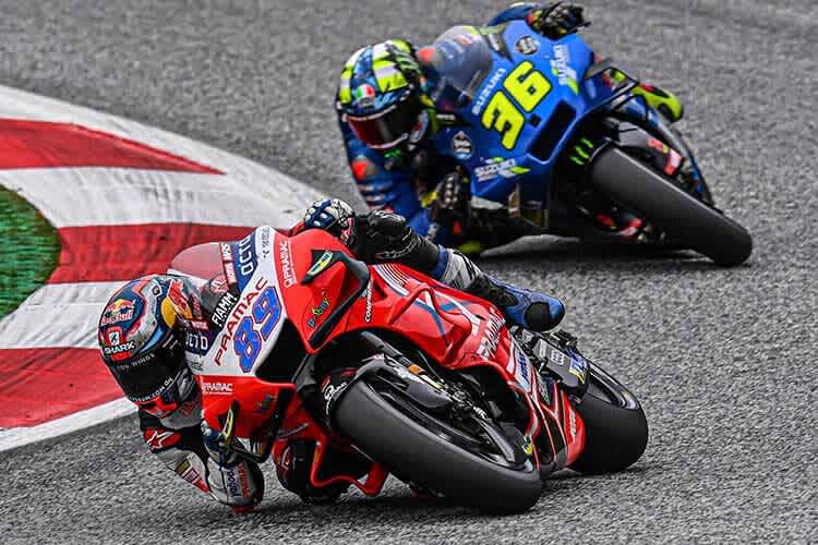 Steiermark-GP 2021: Sieger Jorge Martin (89) und Joan Mir (36)