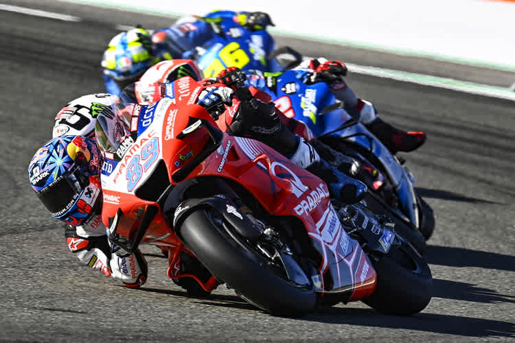 Die MotoGP-Asse um Martin, Bagnaia, Rins, Mir und Quartararo sollen künftig auf nachhaltige Weise unterhalten