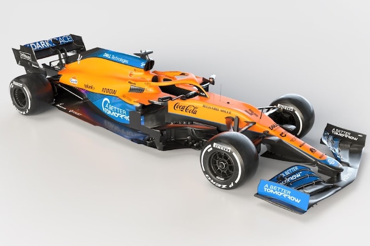 Im MCL35M brummt ein Mercedes-Motor