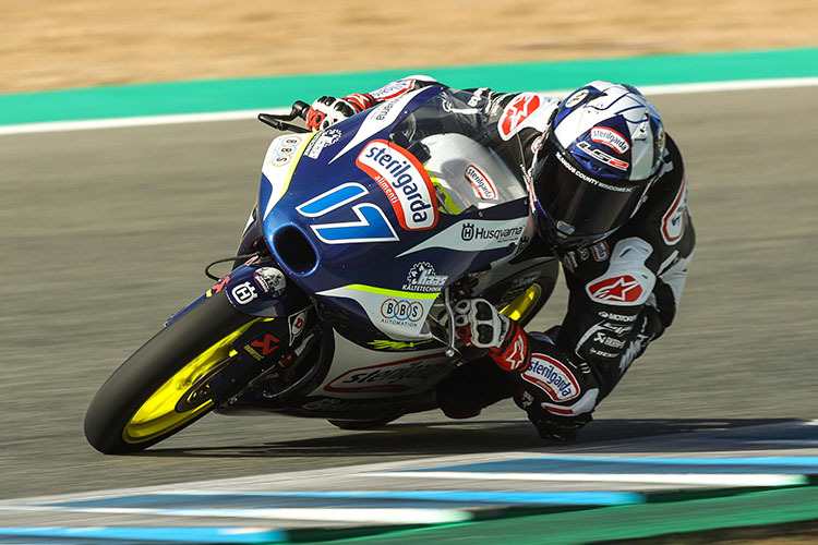 John McPhee in Action in Jerez