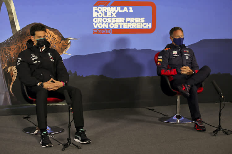 Toto Wolff und Christian Horner