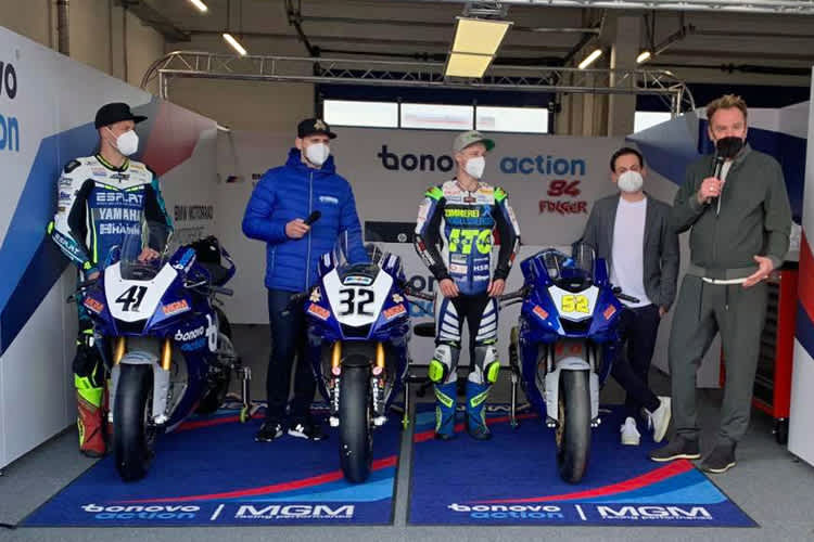 Steinmann, Marc Moser, Hobelsberger und Milan Merckelbagh (v.li.)