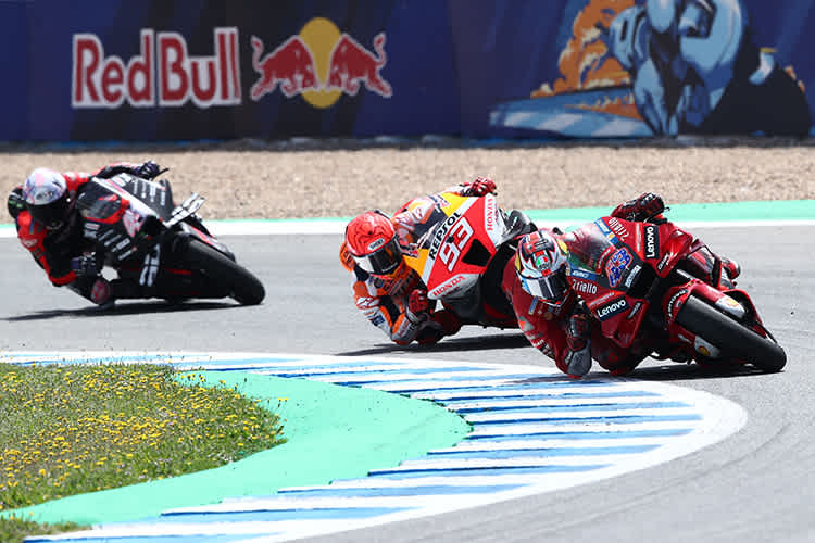 Jack Miller fuhr eine Ducati Panigale V4R