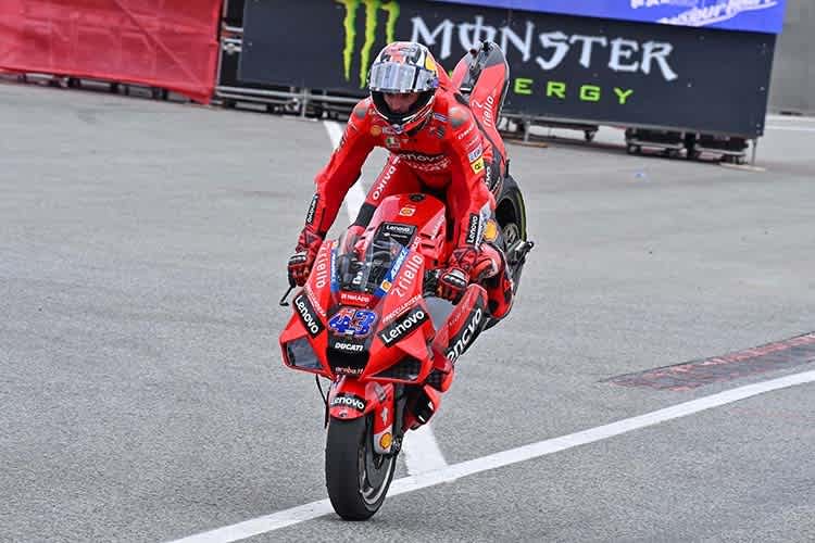 Jetzt schon WM-Dritter: Jack Miller auf der Werks-Ducati