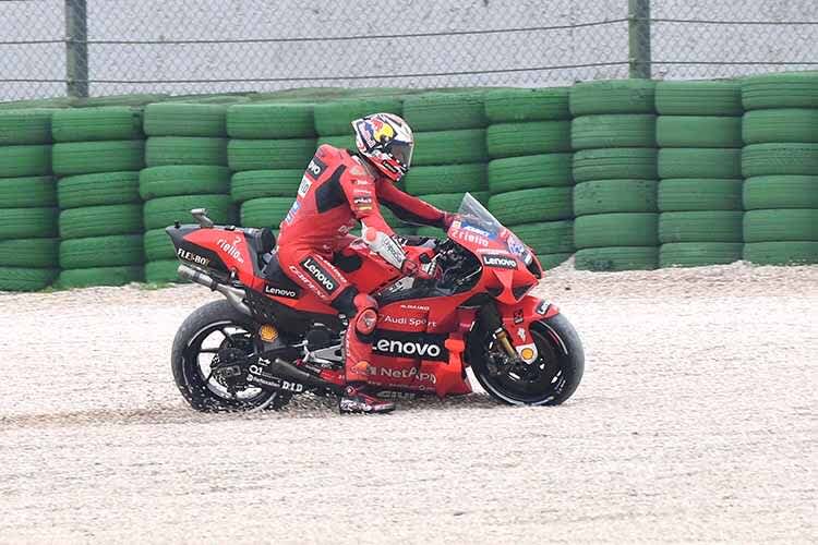 Jack Miller im Kies im Q2