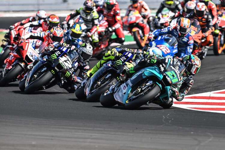 Franco Morbidelli hatte in Misano am ersten Rennwochenende von Start bis Ziel die Nase vorn