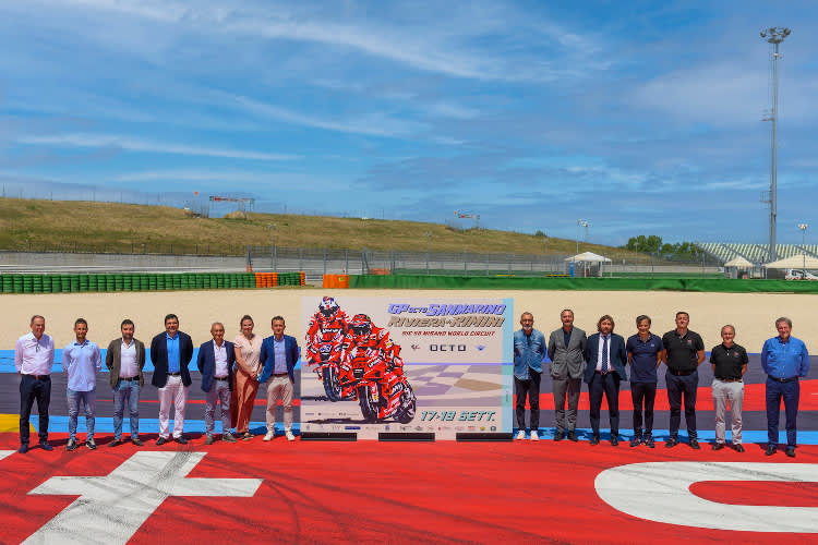 Der Misano World Circuit von oben