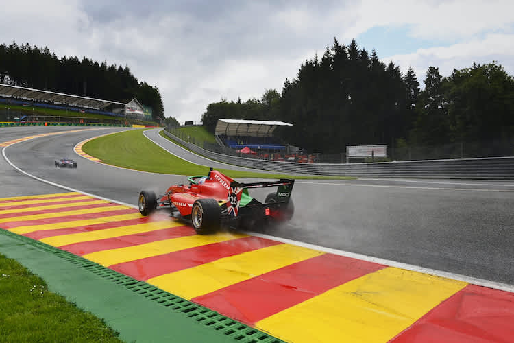 Sarah Moore in Eau Rouge