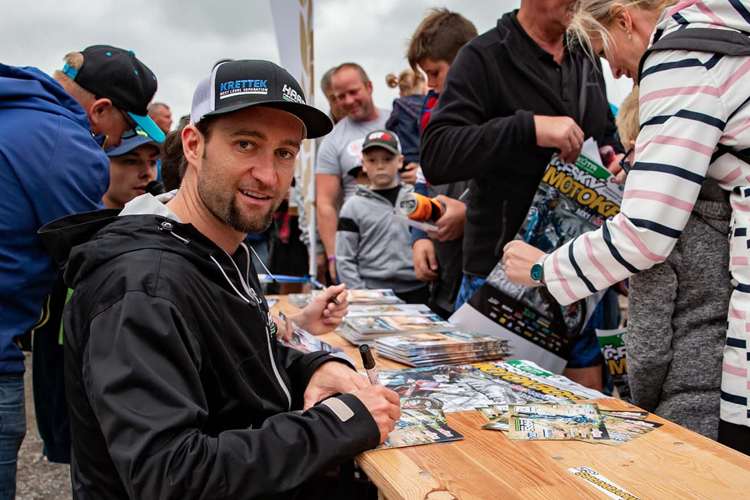 Sympathieträger Max Nagl bei den tschechischen Fans