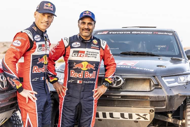 Mathieu Baumel und Nasser Al-Attiyah