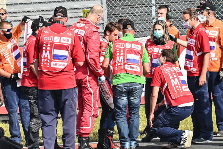 Riccardo Rossi stand erst nach einer Weile wieder