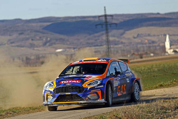 Hermann Neubauer bei der Blaufränkischland Rallye