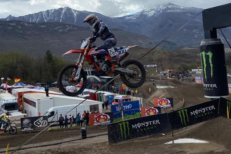 Nur wenige Runden konnte Noah Ludwig in Pietramurata drehen