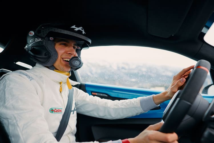 Esteban Ocon als Rallye-Fahrer