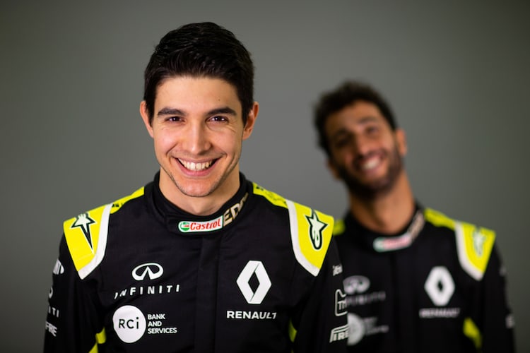 Esteban Ocon und Daniel Ricciardo