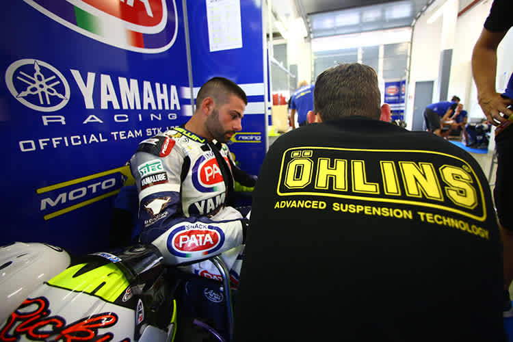 Öhlins rüstet einen Großteil des Fahrerlagers aus