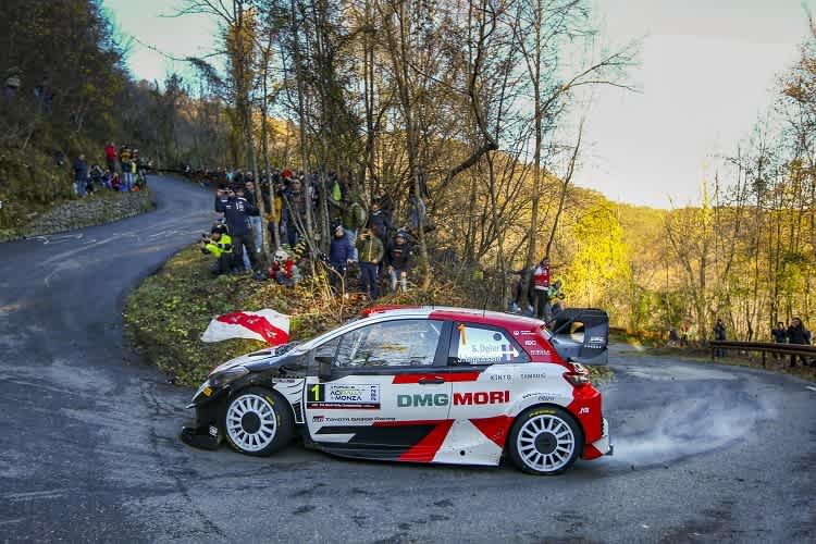 Der Toyota Yaris WRC mit Sébastien Ogier